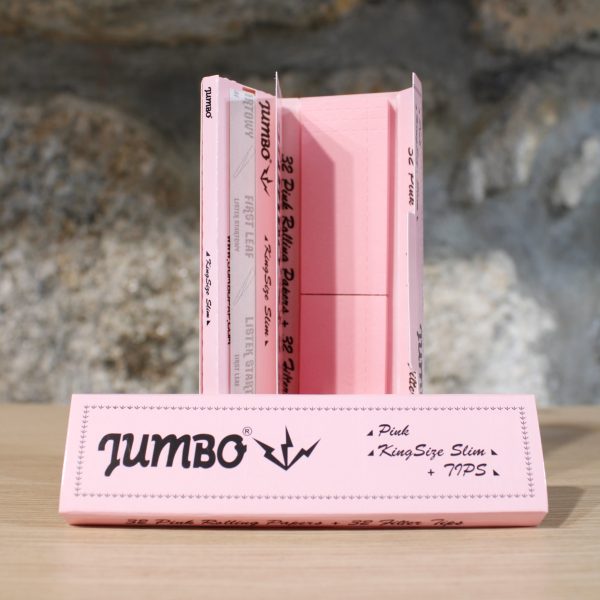 Mortalhas com Filtros Pink King Size Slim - Jumbo