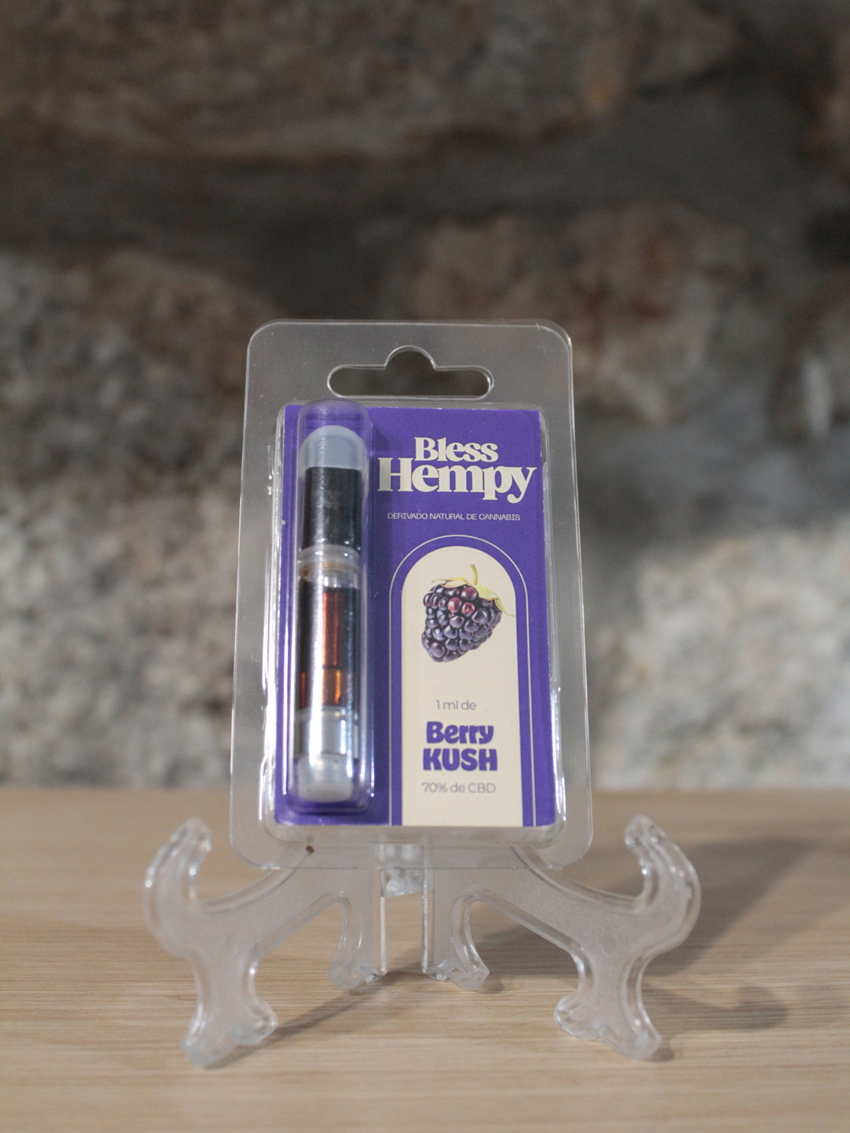 recarga_cbd_berry Recarga CBD Berry Kush - 1 ml (70% CBD) - Bless Hempy