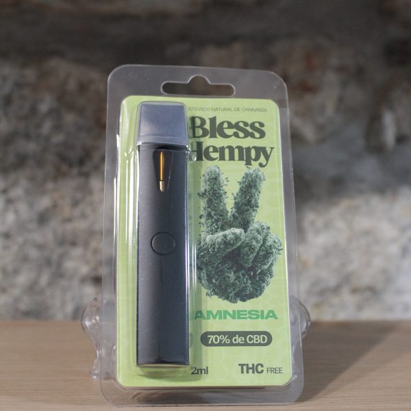 Vape CBD Amnésia 2 ml (70% CBD) - Bless Hempy