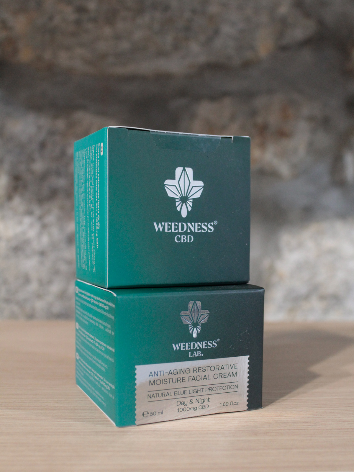 Creme de Rosto Anti-Idade 24h com 1000 mg CBD